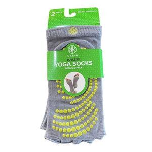 COPY - NWT GAIAM Pilates Yoga Toeless Grey Socks